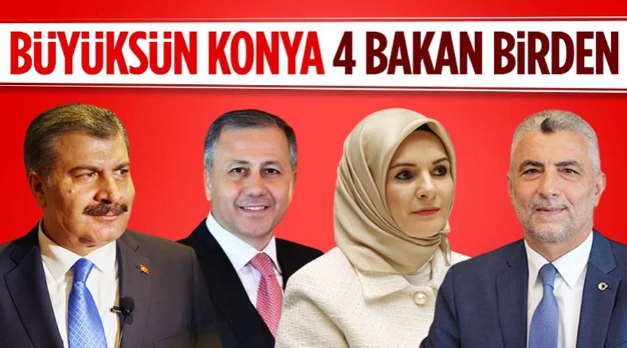 Kabineye Konya damgası: 4 bakan Konyalı