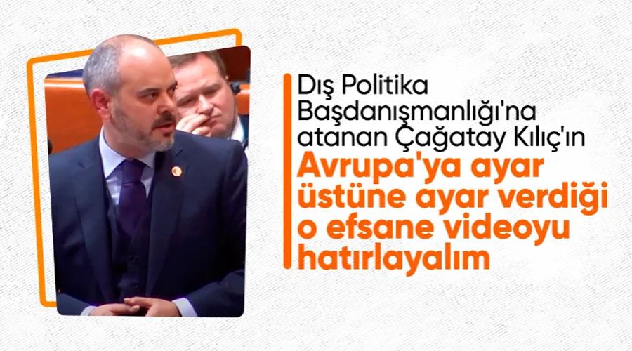 Cumhurbaşkanı Başdanışmanlığına Akif Çağatay Kılıç atandı ve kendisine Büyükelçilik unvanı verildi