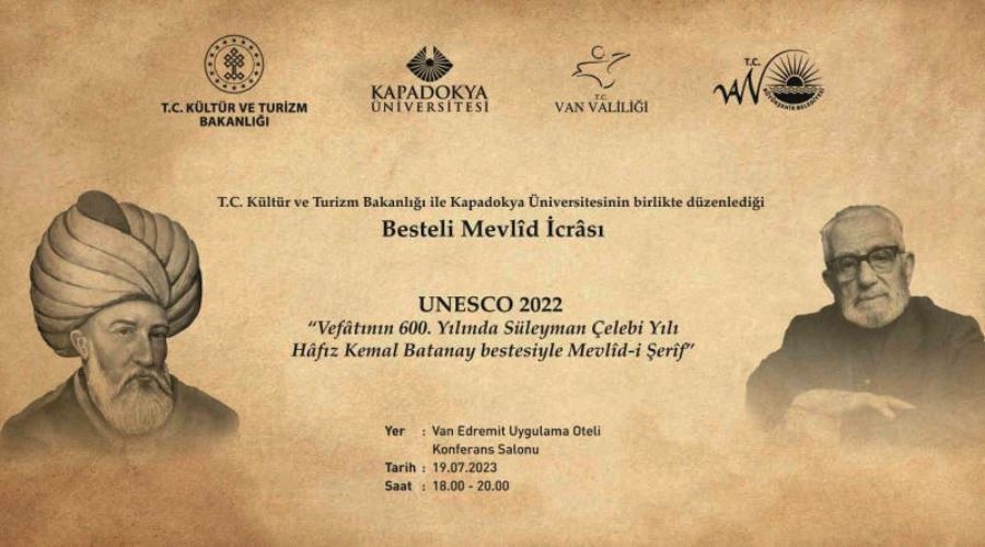 Van’da besteli mevlit seslendirilecek