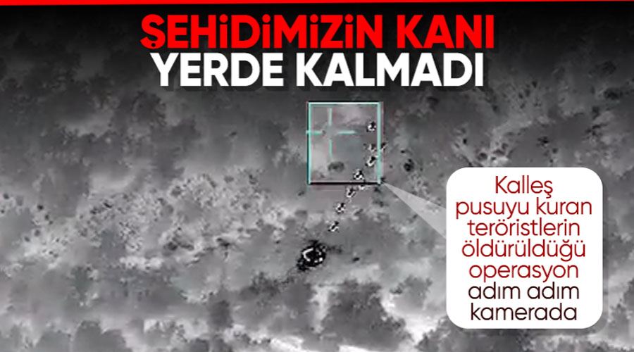 Bestler-Dereler bölgesinde 2 teröristin öldürülme anı