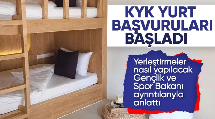 Bakan Osman Aşkın Bak açıkladı! KYK yurt başvuruları başladı