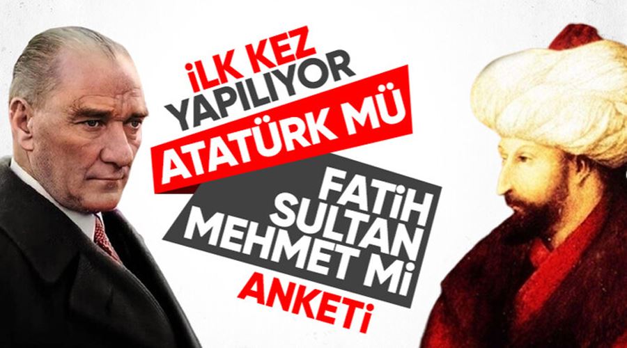 En beğenilen tarihi kişilik anketi