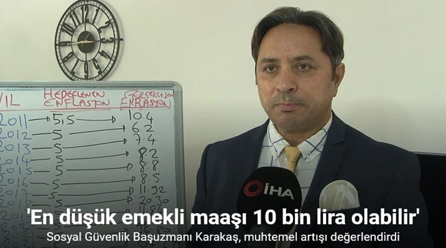Bakan Şimşek’in hedef enflasyonu işaret etmesiyle en düşük emekli maaşı ne kadar olacak?