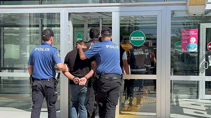 Elazığ’da 9 şüpheliden 2’si tutuklandı
