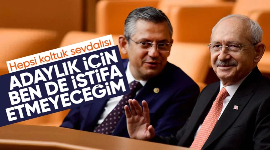 Özgür Özel: Şimdilik istifa etmiyorum