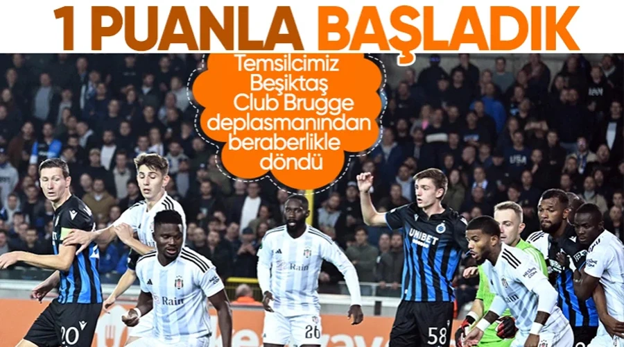 Beşiktaş, Club Brugge ile berabere kaldı
