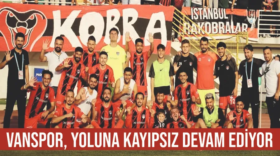 Vanspor, yoluna kayıpsız devam ediyor 