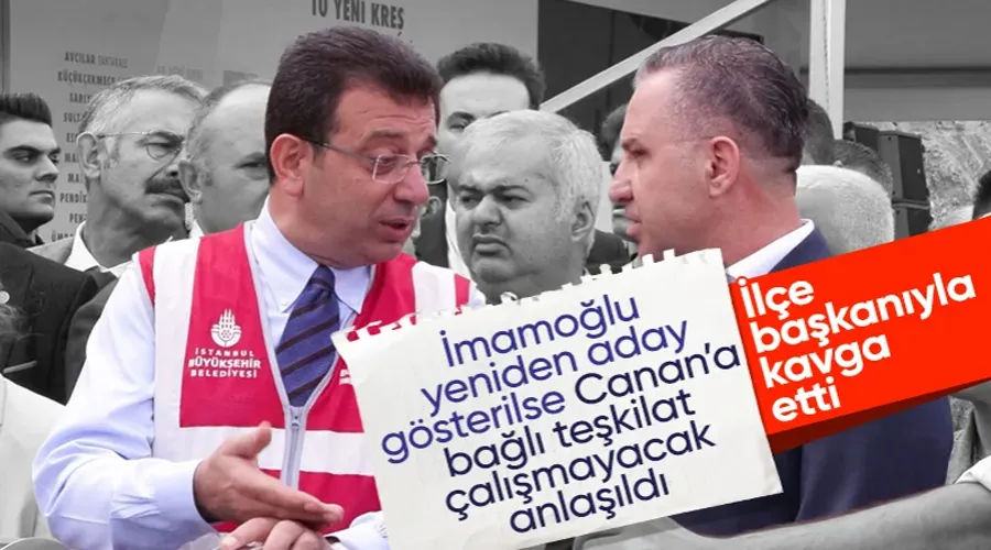 Ekrem İmamoğlu sinirlendi! CHP ilçe başkanına tepki gösterdi