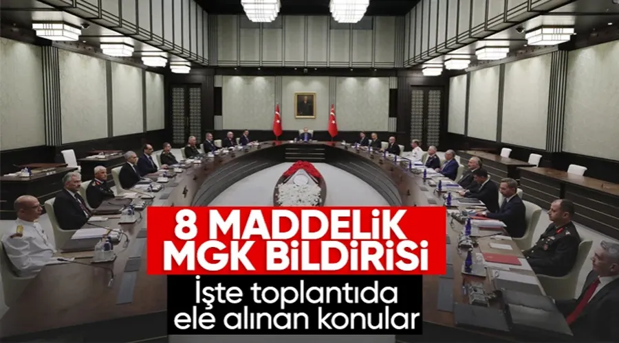 MGK toplantısı sona erdi: Terörle mücadele ele alındı