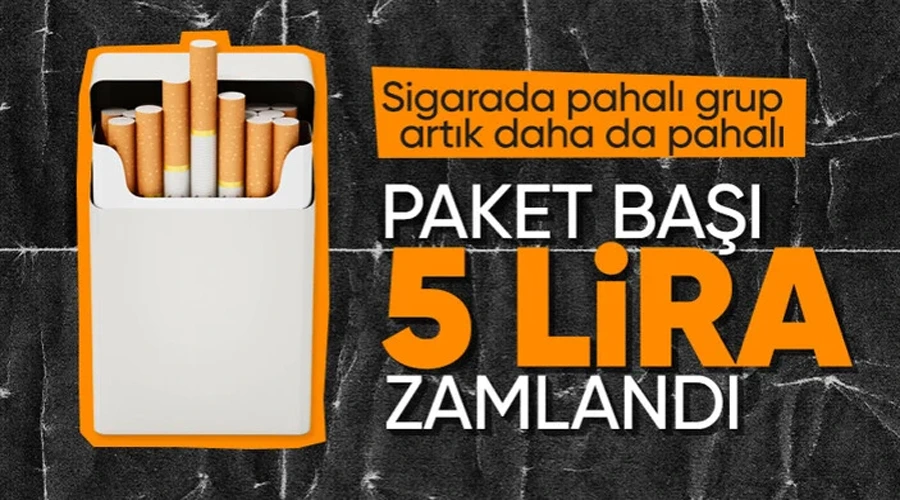  Sigaraya 5 TL zam