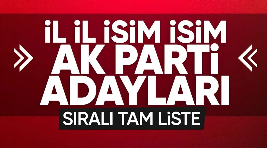 Türkiye yerel seçime gidiyor! AK Parti