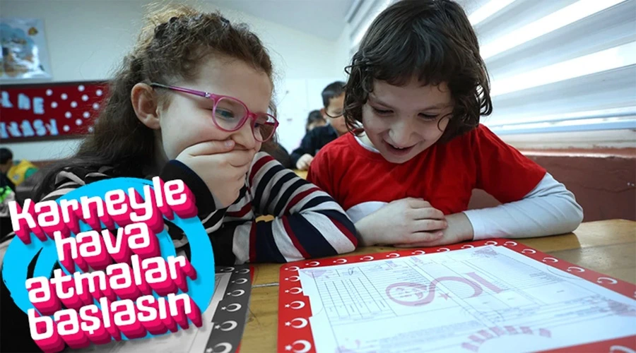 Öğrencilerin karne heyecanı: Okullar yarıyıl tatiline girdi