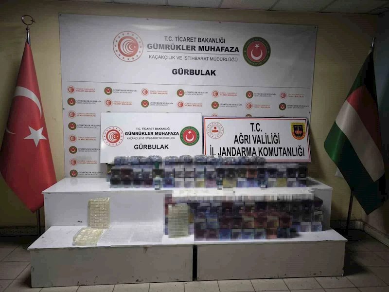 Ağrı’da 8 bin 564 paket kaçak sigara ele geçirildi
