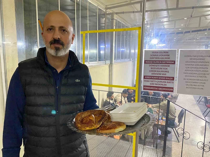 Elazığ’da veresiyeden bıkan esnaftan ilginç yazı: 