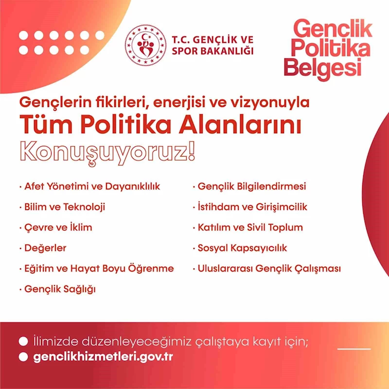 Büyük gençlik çalıştayı Elazığ’da yapılacak
