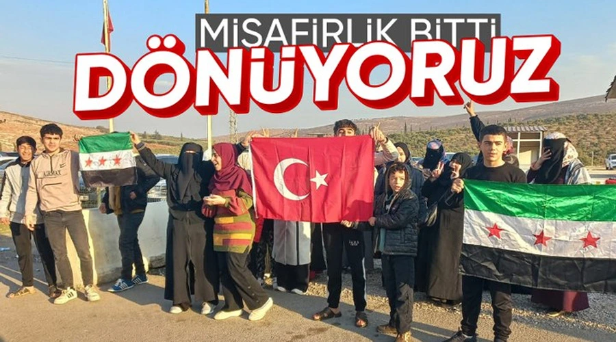 Sınırda Coşku: Suriyeliler Vatanlarının Özgürlüğü için Kutlama Yaptı!