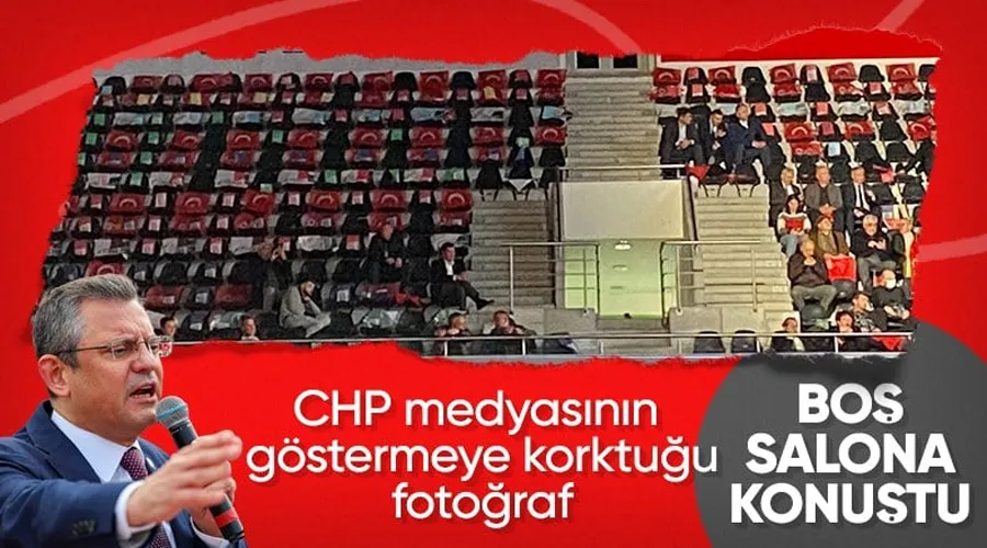 CHP aday tanıtım toplantısı düzenledi: Salon boş kaldı...