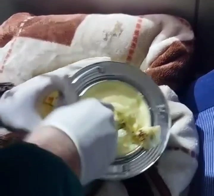 Margarin kutusundan uyuşturucu çıktı
