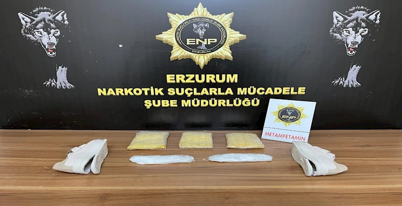 Erzurum’da etamfetamin ve  eroin ele geçirildi
