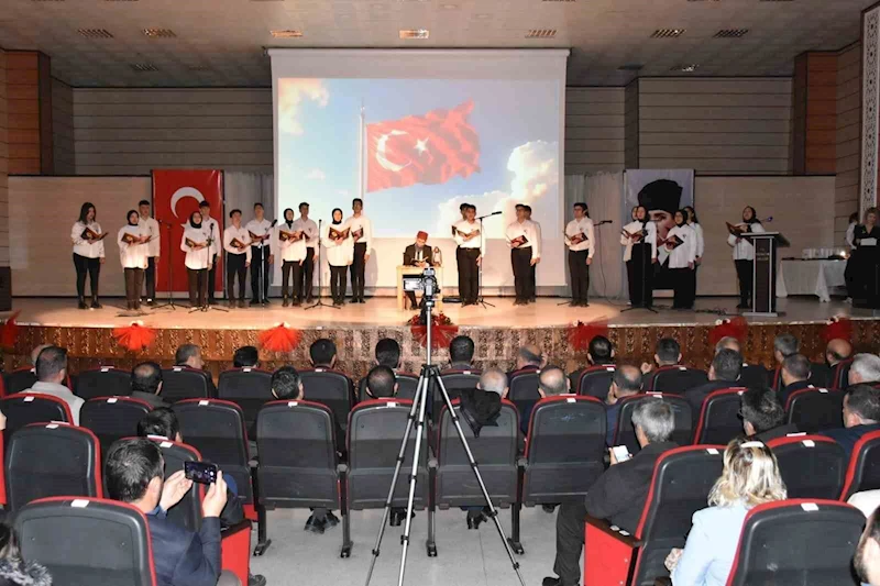 İstiklal Marşı’nın kabulü ve Mehmet Akif Ersoy’u anma günü programı düzenlendi
