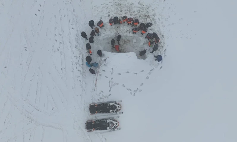 Şenyayla bölgesinde çığ eğitimi ve tatbikatı düzenlendi
