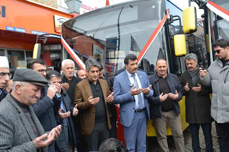 Sarıkamış’ta Yeni otobüsler hizmete girdi
