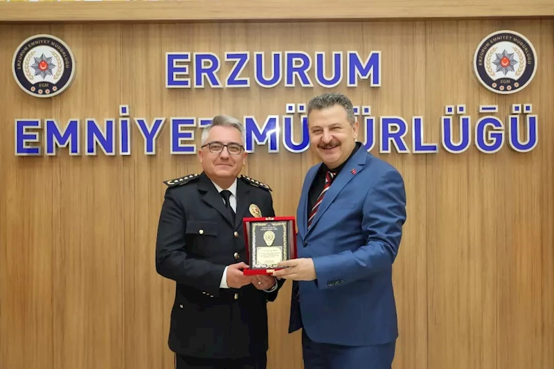 Erzurum Emniyetinde terfi heyecanı
