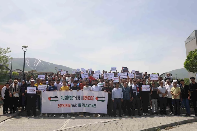 Iğdır Üniversitesi ABD’deki Üniversitelerin Gazze eylemlerine destek gösterisi yaptı
