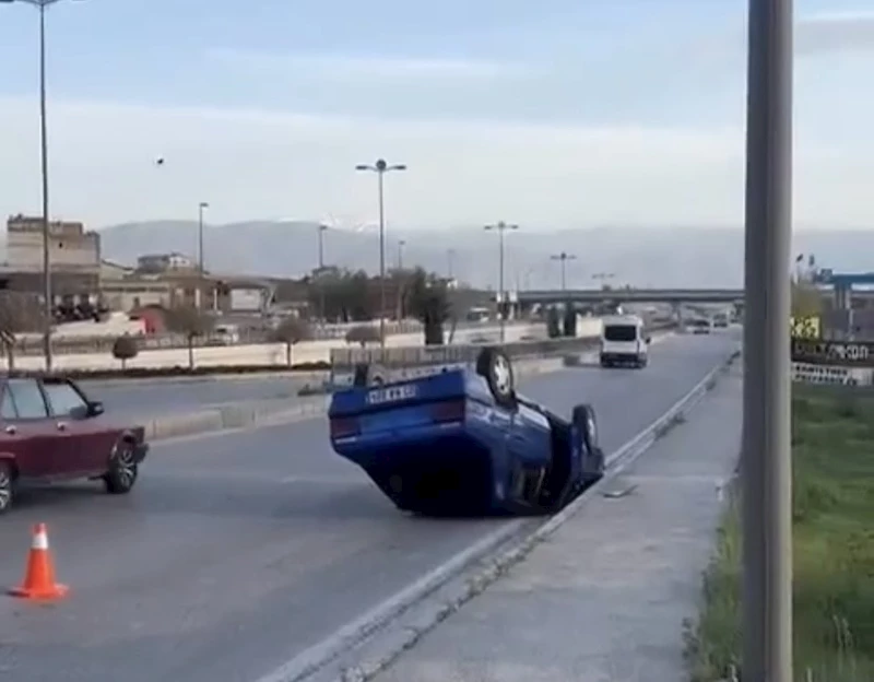 Elazığ’da trafik kazası:1 yaralı
