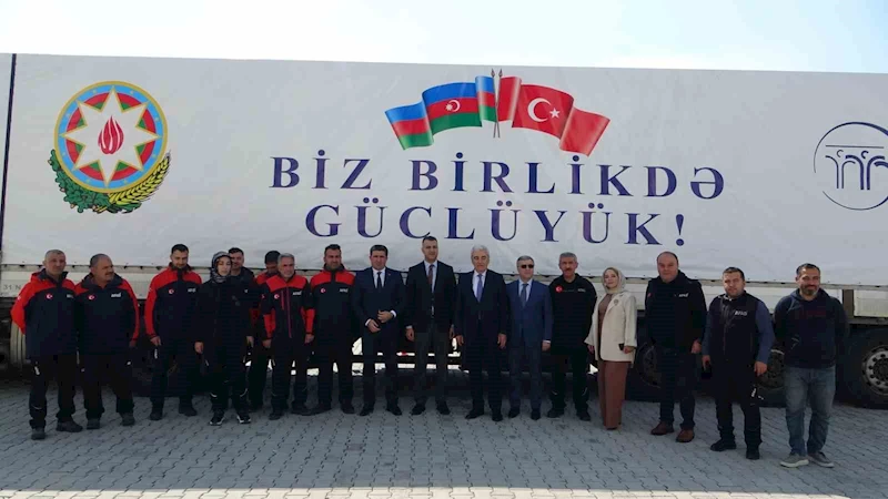 Azerbaycan’dan deprem bölgesine yardım

