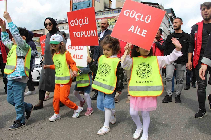 Bingöl’de ’Aile istikbalimizdir’ yürüyüşü
