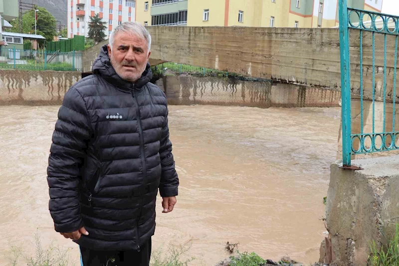 Oltu Çayı coştu
