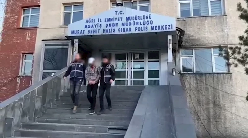 Ağrı’da 16 yıl hapis cezasıyla aranan şahıs yakalandı
