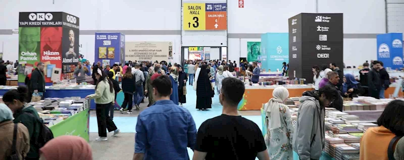 Doğu Anadolu Erzurum 6. Kitap fuarı rekora koşuyor
