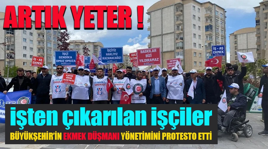 Van Büyükşehir Belediyesi Çalışanlarından İşten Atılmaya Tokat Gibi Tepki: 