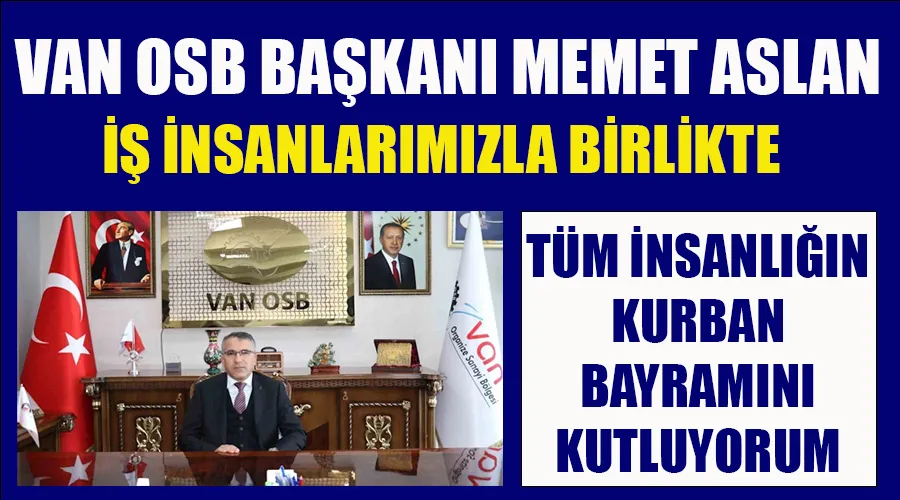 Başkan Aslan’dan Kurban Bayramı mesajı