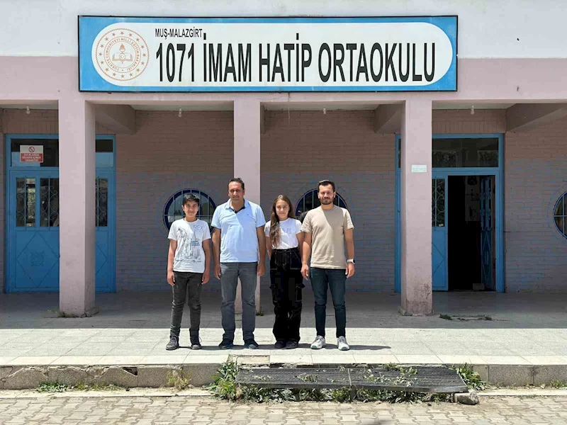 Malazgirtli öğrenciler il birincisi oldu
