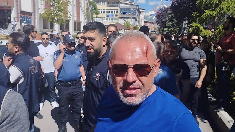 Hakkari’de olaylar çıktı: Polis amiri başından yaralandı
