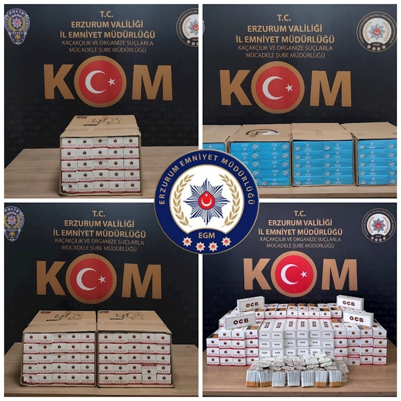 Sigara kaçakçılarına operasyon
