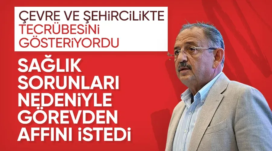 Çevre ve şehircilik ve İklim Değişikliği Bakanı İstifasını Paylaştı