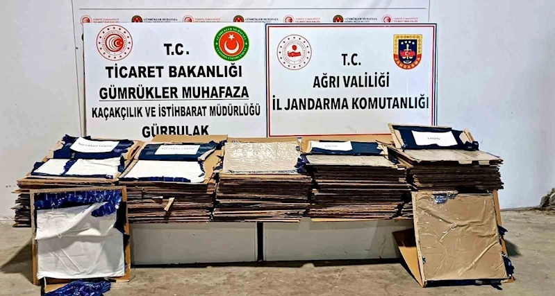 Ağrı’da yüklü miktarda uyuşturucu ele geçirildi
