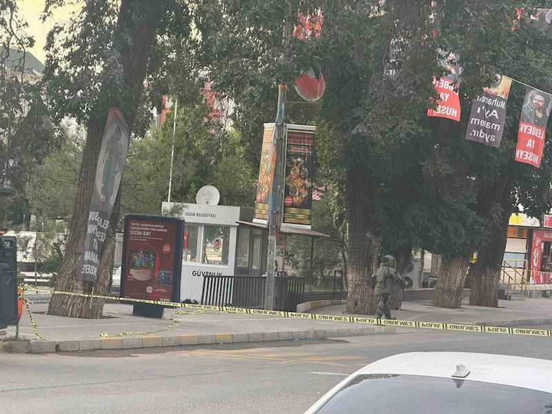 Iğdır’da şüpheli çantalar fünye ile patlatıldı
