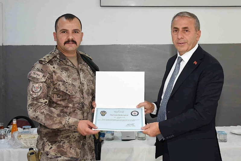 Özel Harekat Şube Müdürlüğünde veda
