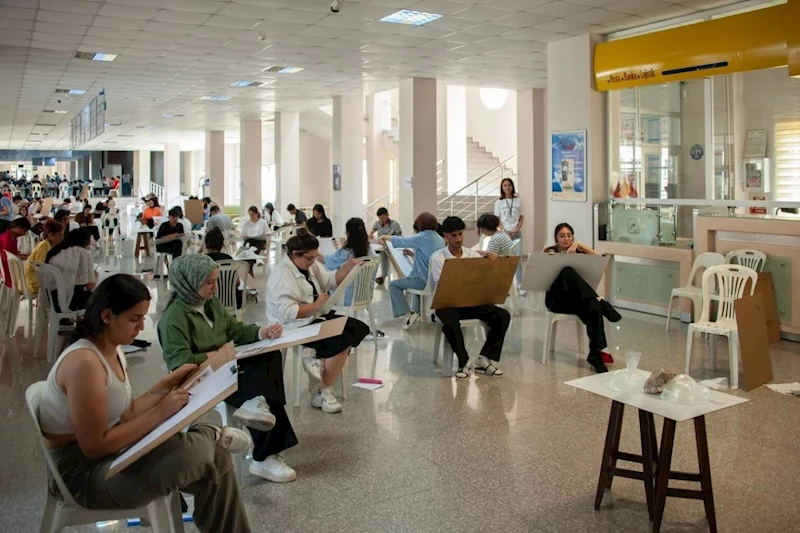 Güzel Sanatlar Fakültesi özel yetenek sınavı yapıldı
