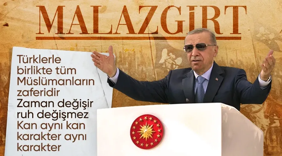 Cumhurbaşkanı Erdoğan: Malazgirt tüm Müslümanların zaferi CANLI İZLE