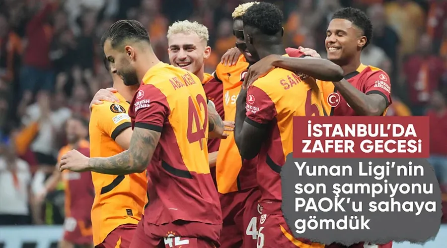 Galatasaray evinde PAOK