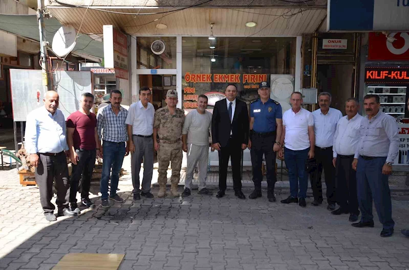 Kaymakam Demir’den esnaf ziyareti
