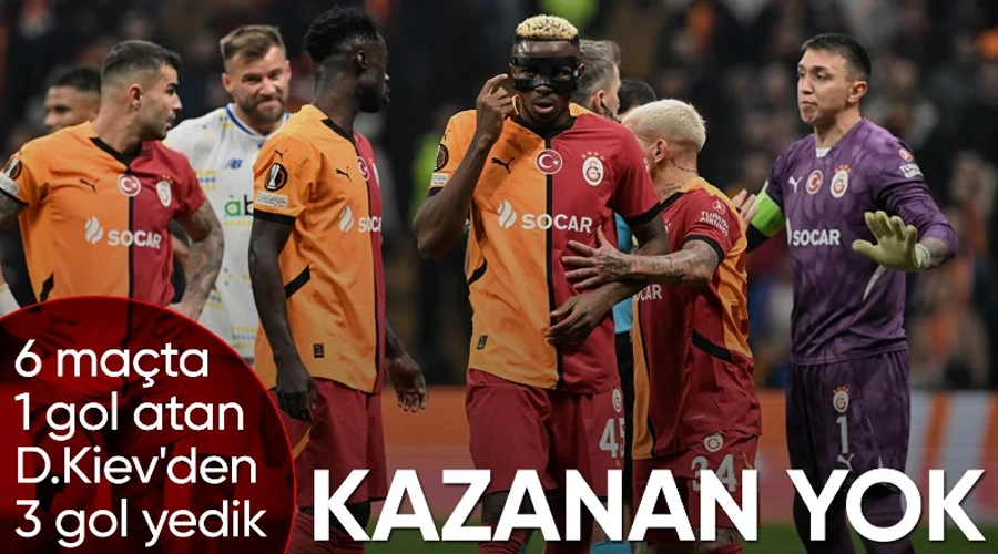 Gol Yağmuru Sonrası Galibiyet Çıkmadı: Galatasaray 3-3 Dinamo Kiev
