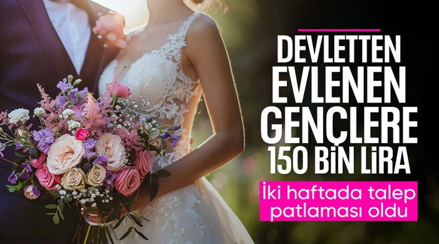 Çiftlere Düğün Hediyesi: 150 Bin TL Faizsiz Kredi!