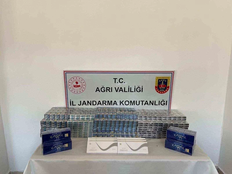 Ağrı’da 3500 paket kaçak sigara yakalandı
